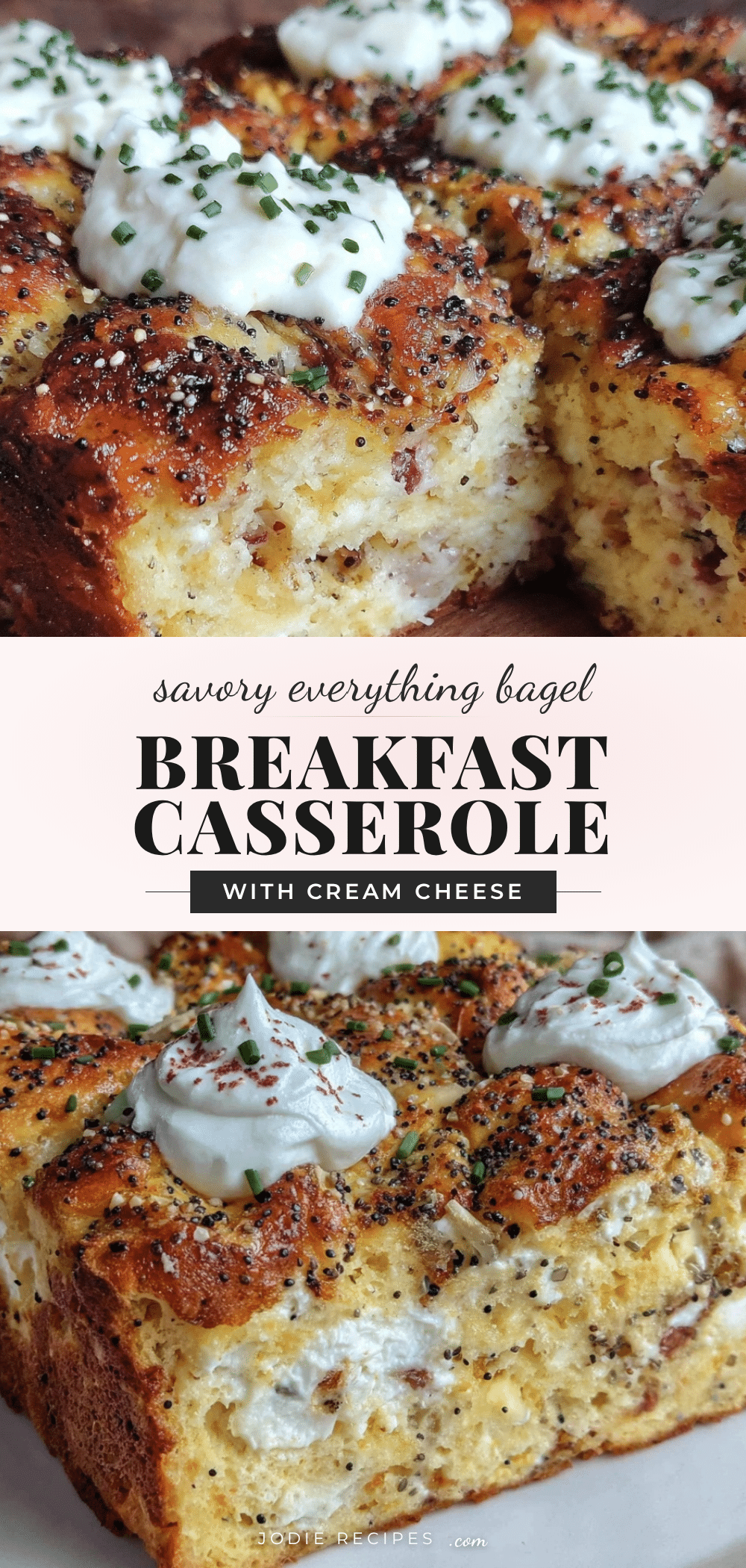 everything bagel breakfast casserole recipe