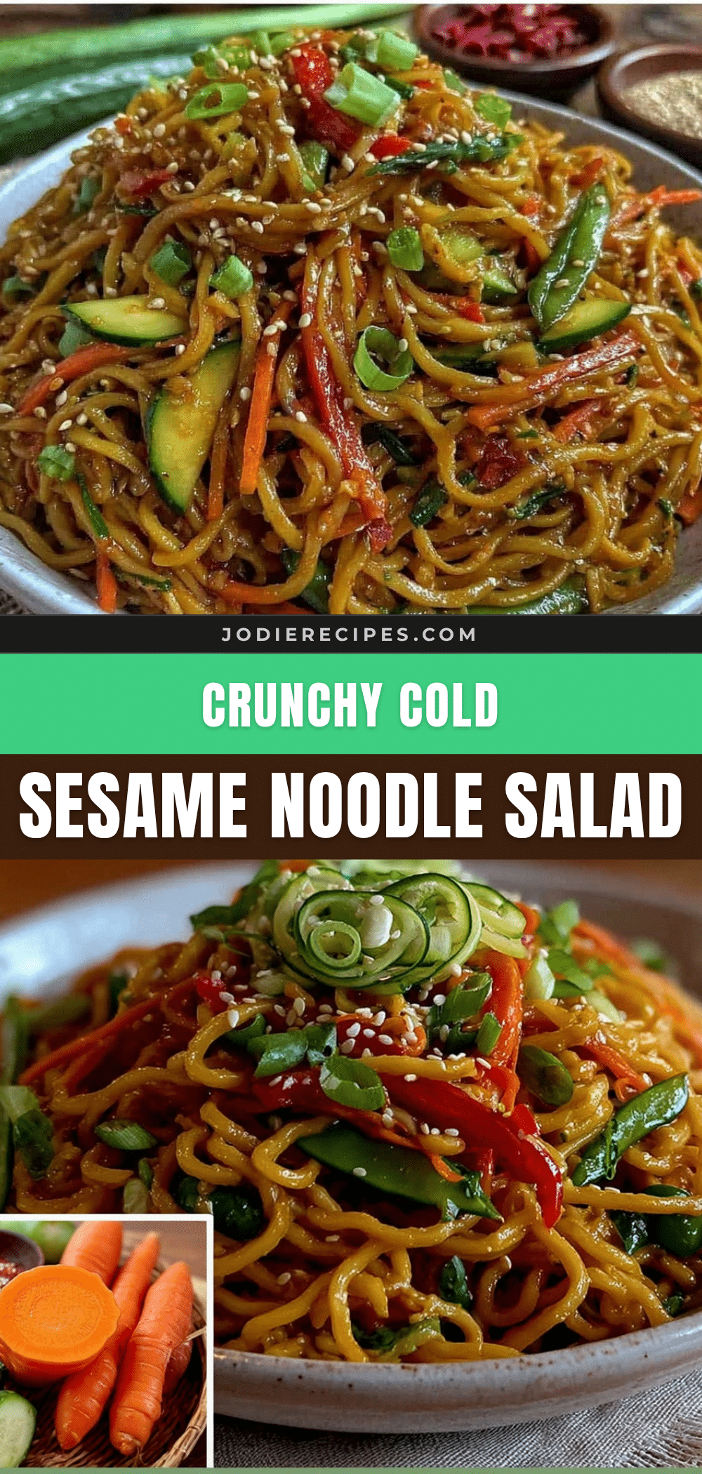 fresh cold sesame noodle salad recipe