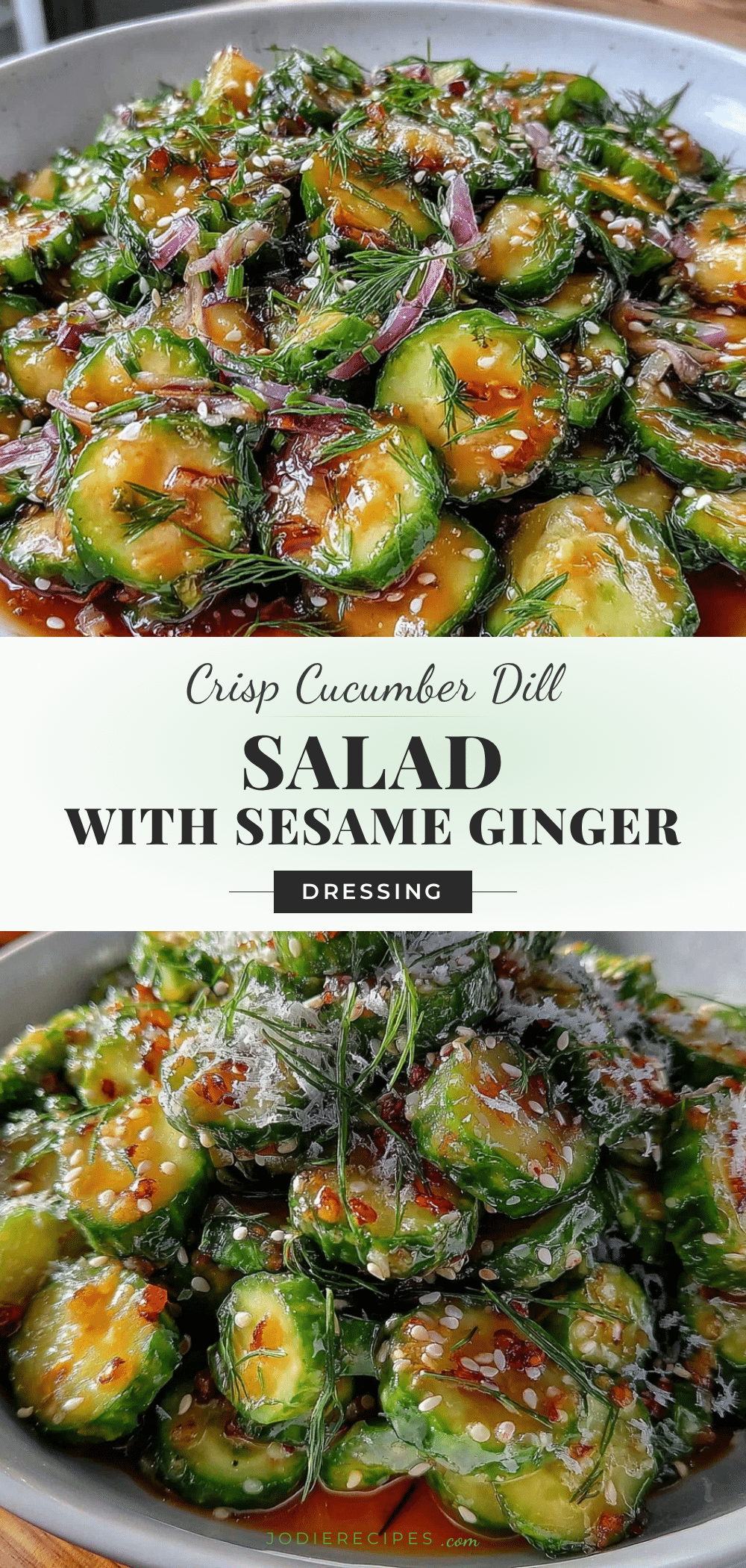 fresh cucumber dill smashed salad recipe