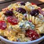 fresh greek pasta salad - featured image