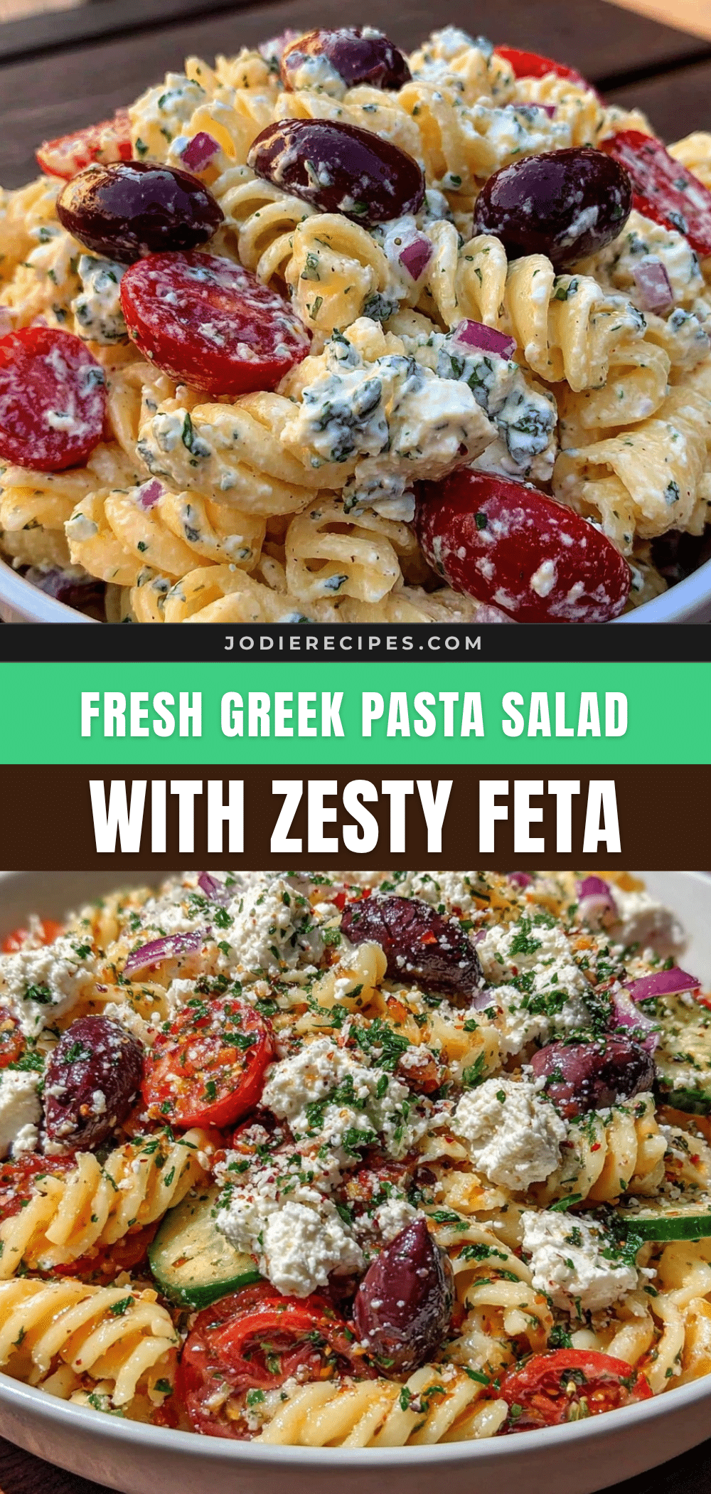 fresh greek pasta salad recipe