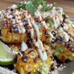 fresh grilled corn and avocado salad - featured image