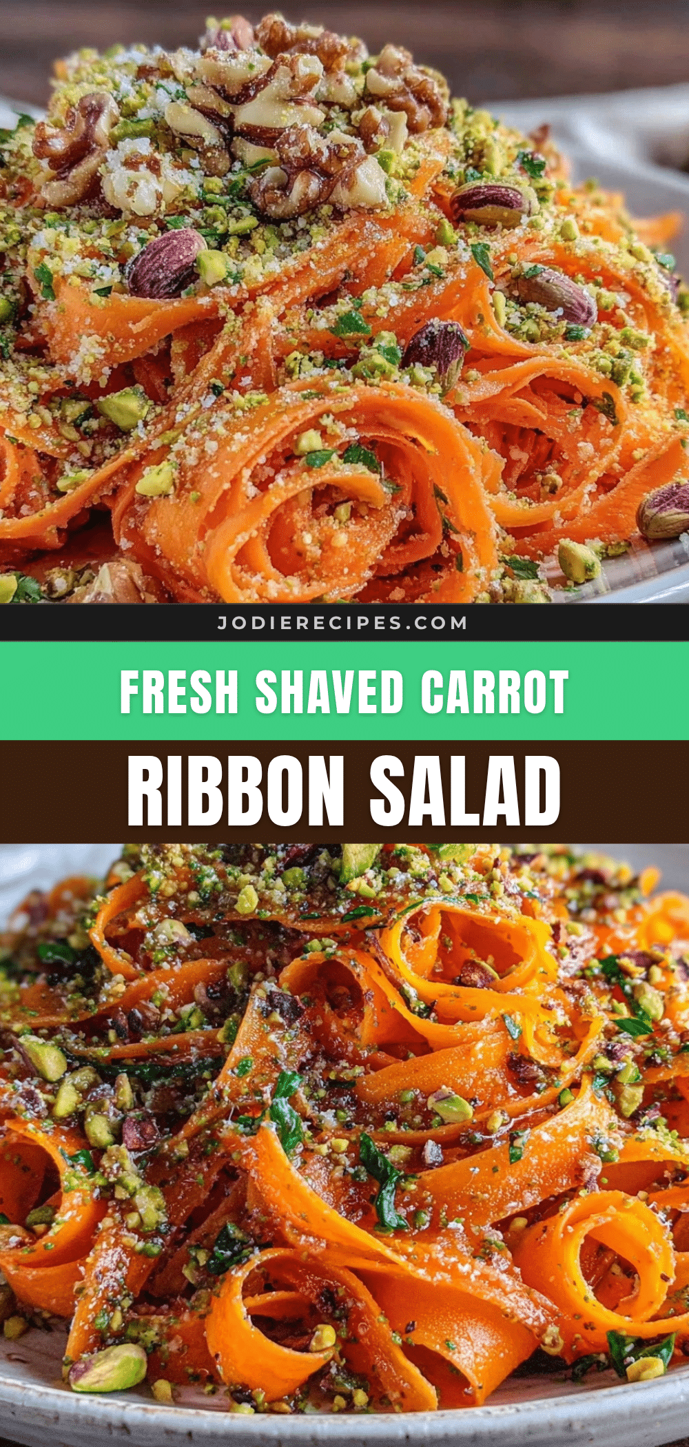 fresh shaved carrot ribbon salad recipe