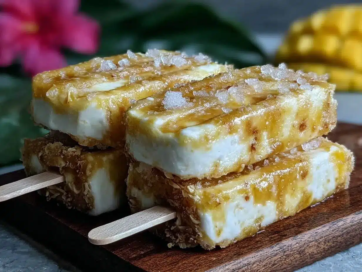 frozen mango coconut popsicles preparation steps