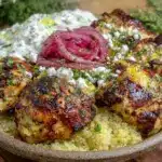 Greek chicken bowls - featured image