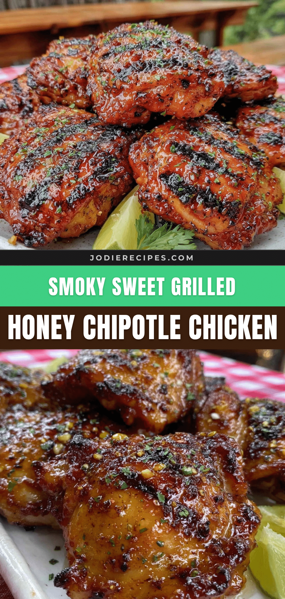 grilled honey chipotle chicken thighs recipe
