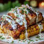 grilled street corn chicken - featured image
