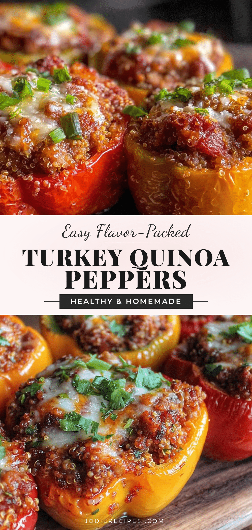 ground turkey stuffed bell peppers recipe