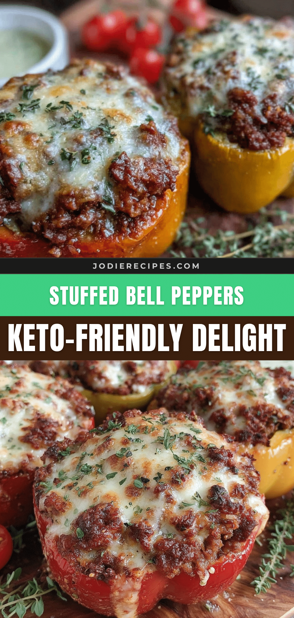 healthy stuffed bell peppers without rice recipe