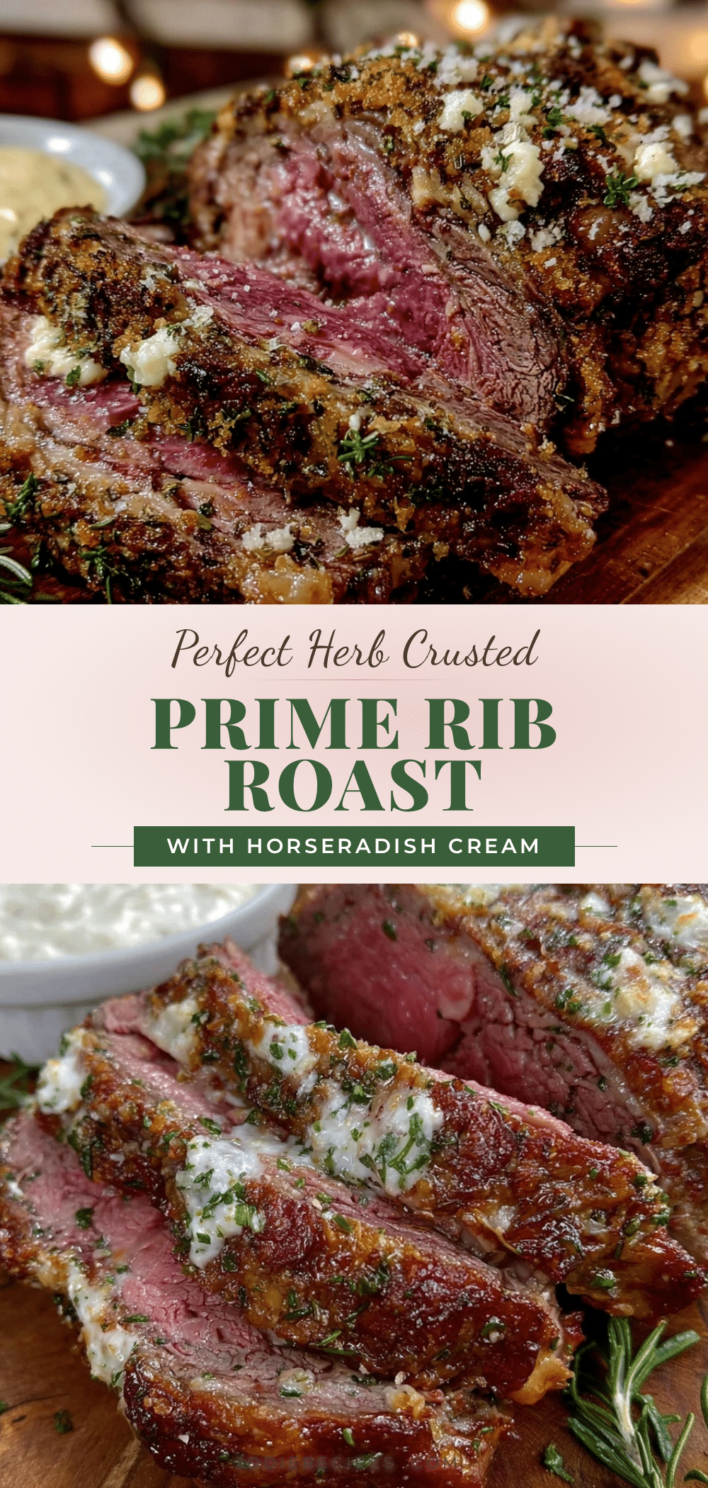 herb crusted prime rib roast recipe