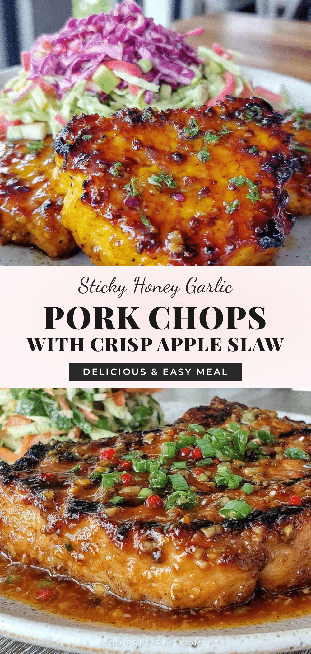 honey garlic pork chops recipe