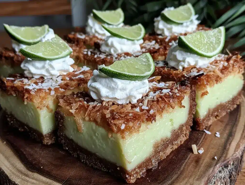 key lime pie bars - featured image