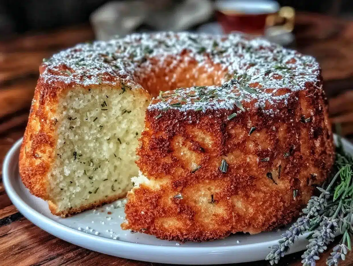 Lavender Earl Grey Chiffon Cake preparation steps