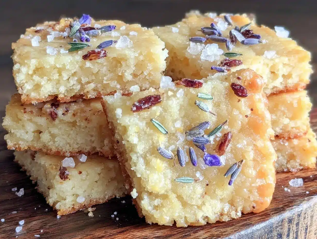 lavender honey shortbread cookies preparation steps