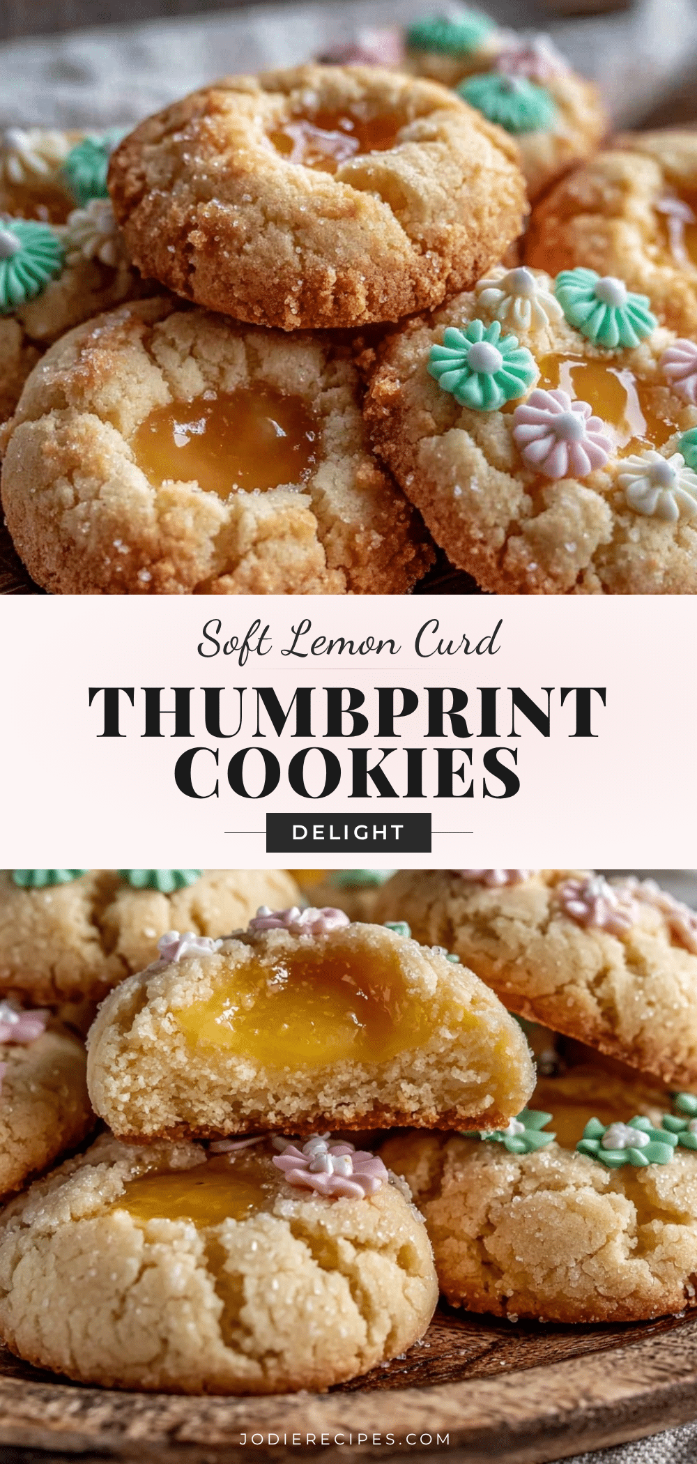 lemon curd thumbprint cookies recipe