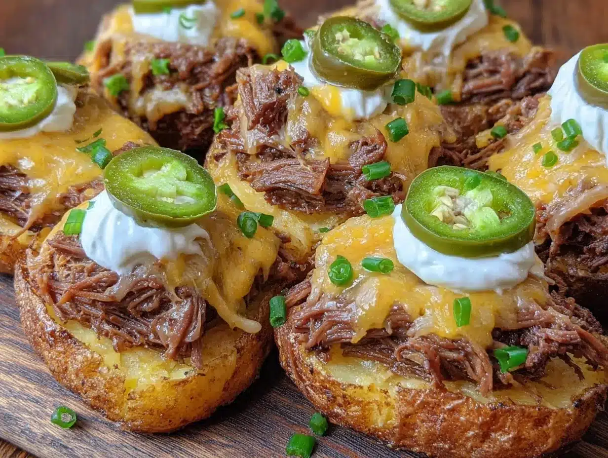 loaded baked potato skins preparation steps