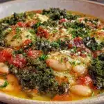 Mediterranean White Bean and Kale Soup - featured image