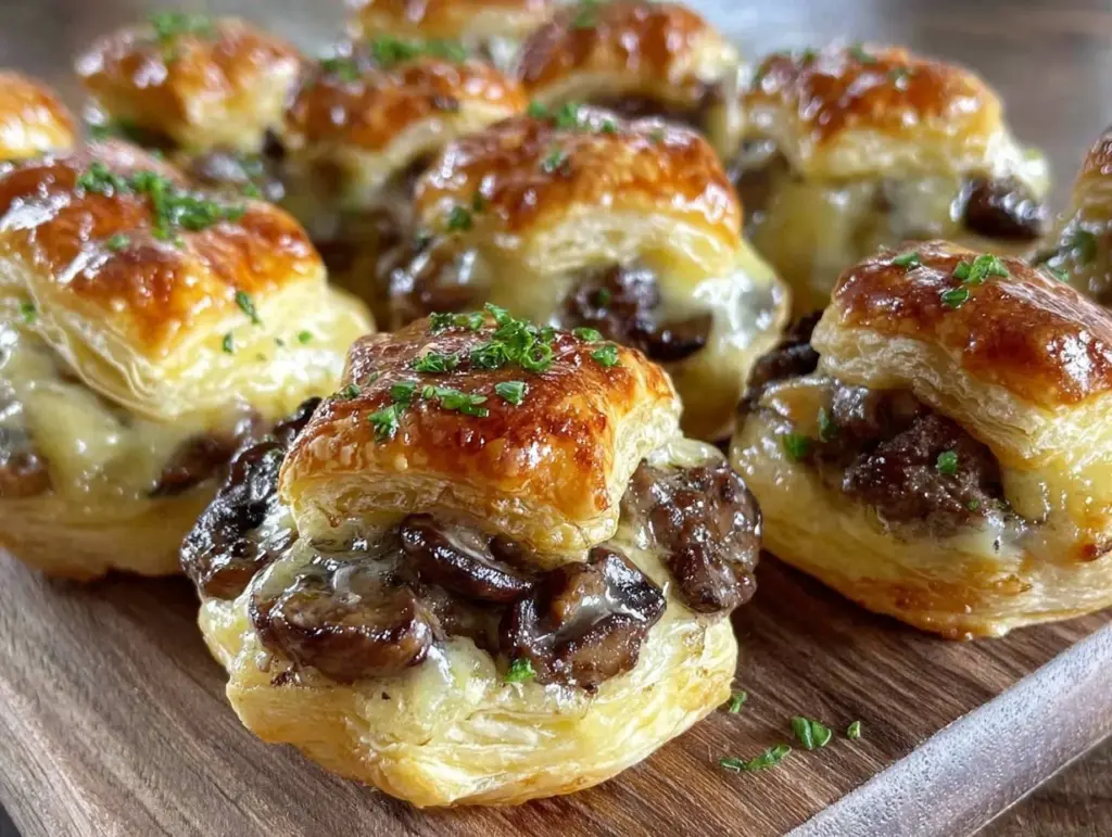 mini beef wellington bites - featured image
