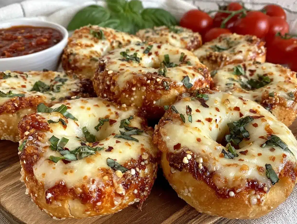 mini pizza bagel bites preparation steps