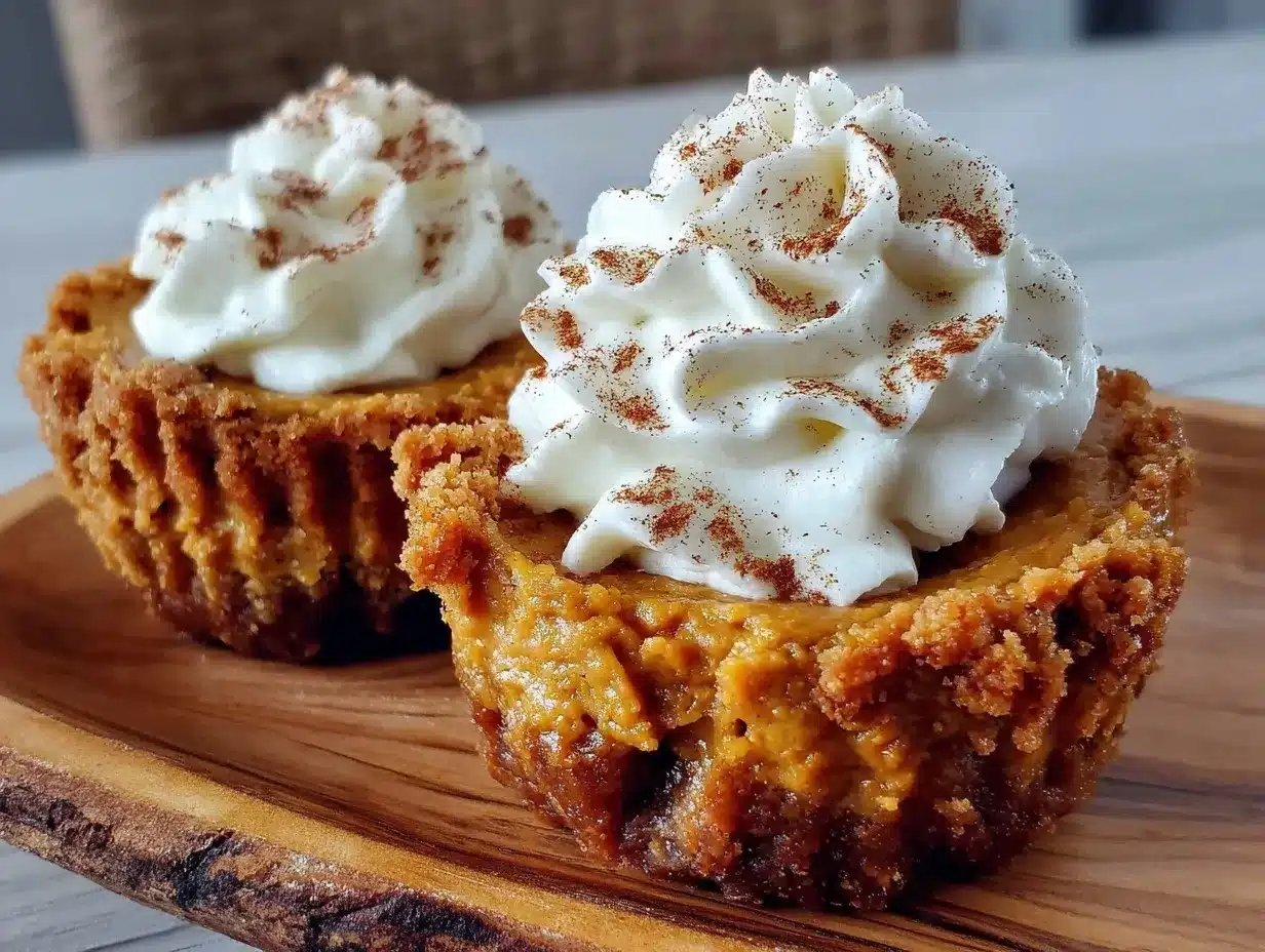 mini pumpkin cheesecakes preparation steps