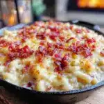 one-pot campfire mac and cheese - featured image