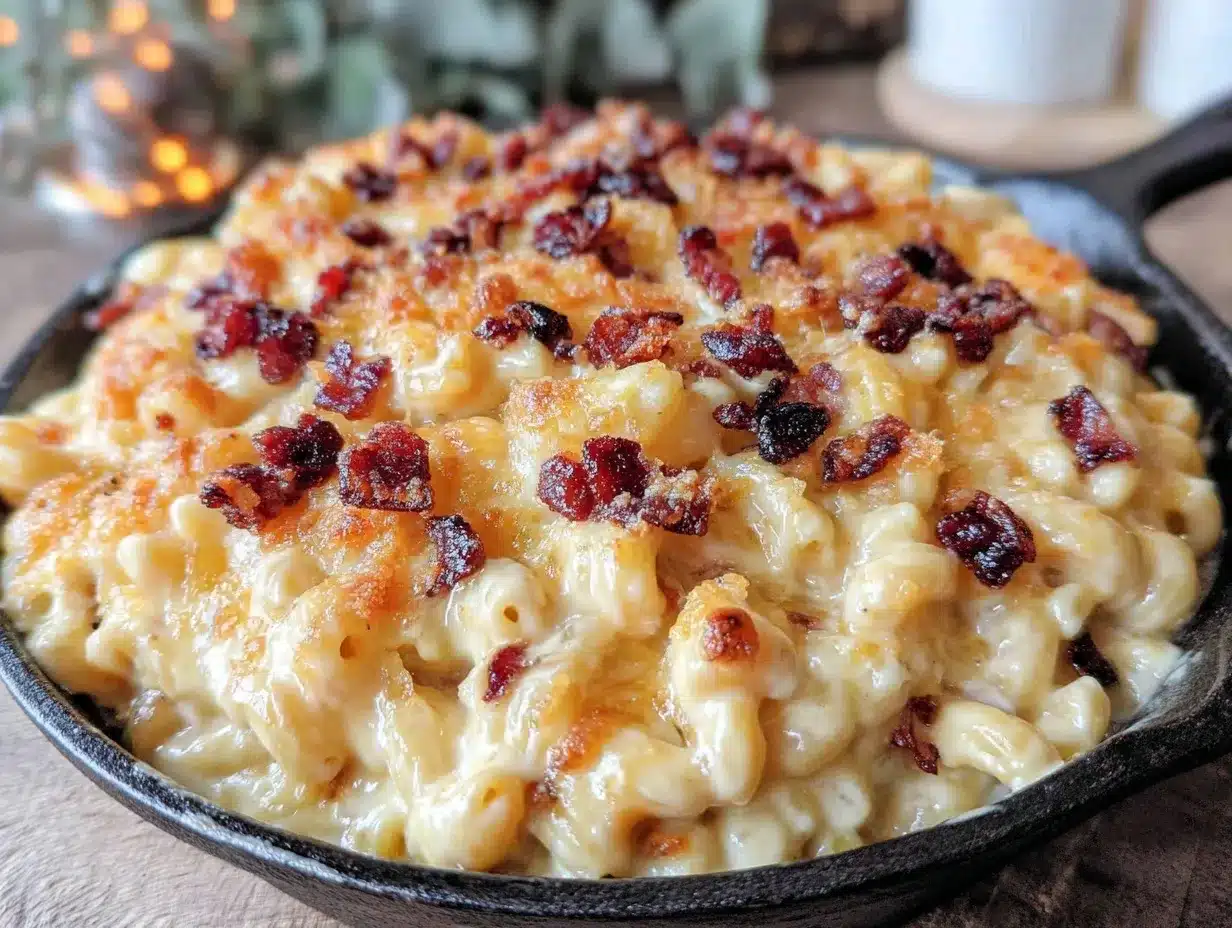 one-pot campfire mac and cheese preparation steps