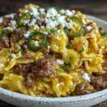 one-pot spicy taco pasta - featured image