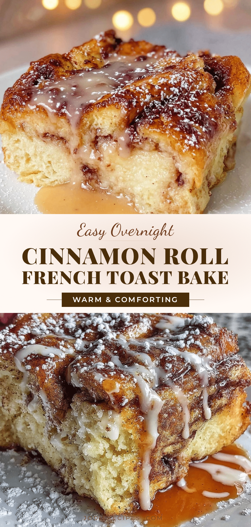 overnight cinnamon roll french toast bake recipe