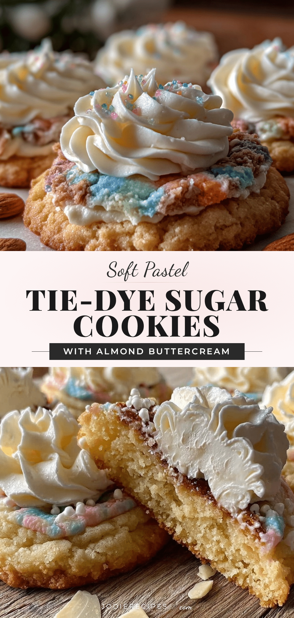 pastel tie-dye sugar cookies recipe