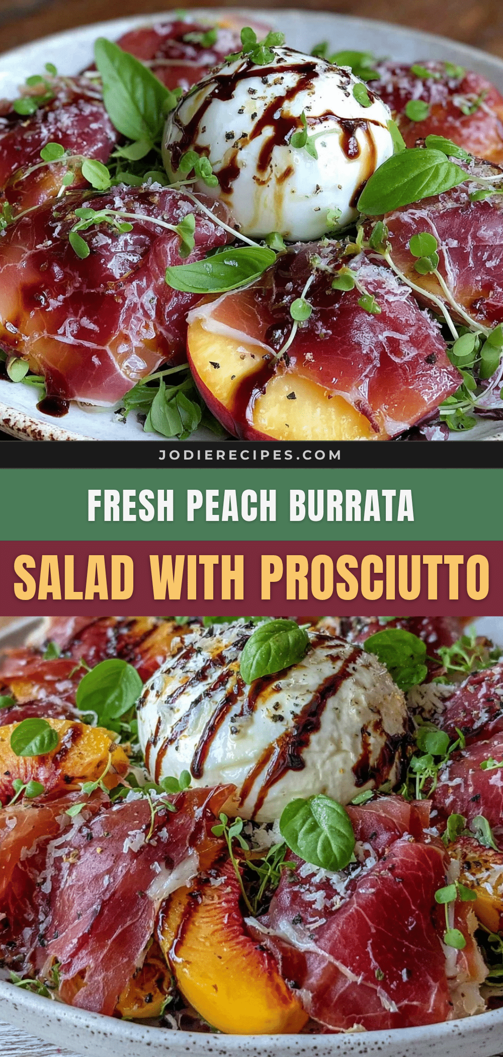 peach burrata salad recipe