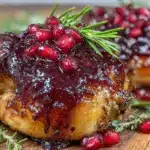 pomegranate glazed Cornish hens - featured image