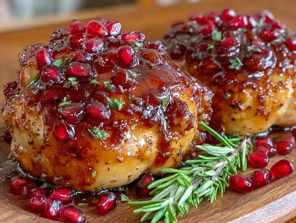 pomegranate glazed Cornish hens preparation steps