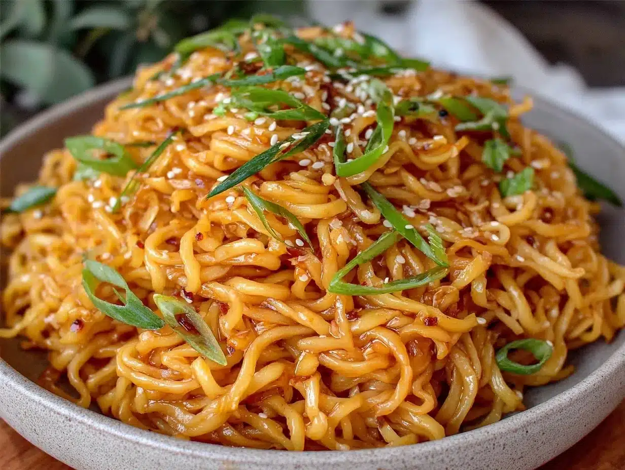 quick garlic noodles preparation steps