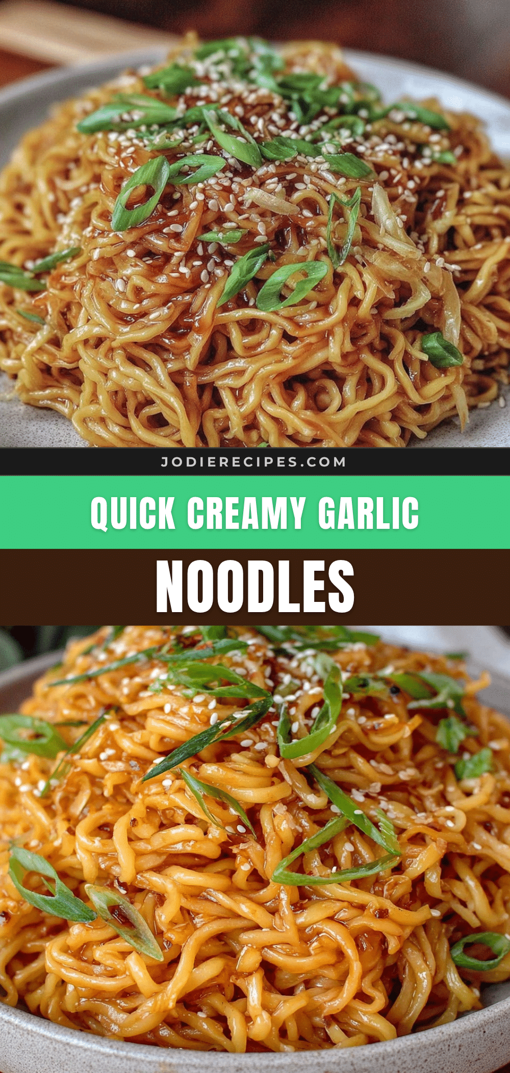 quick garlic noodles recipe
