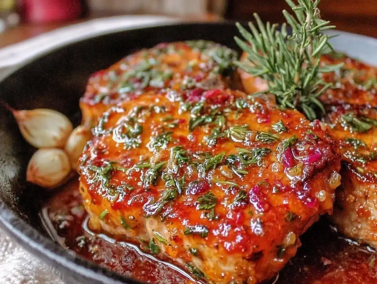 quick honey garlic pork chops preparation steps