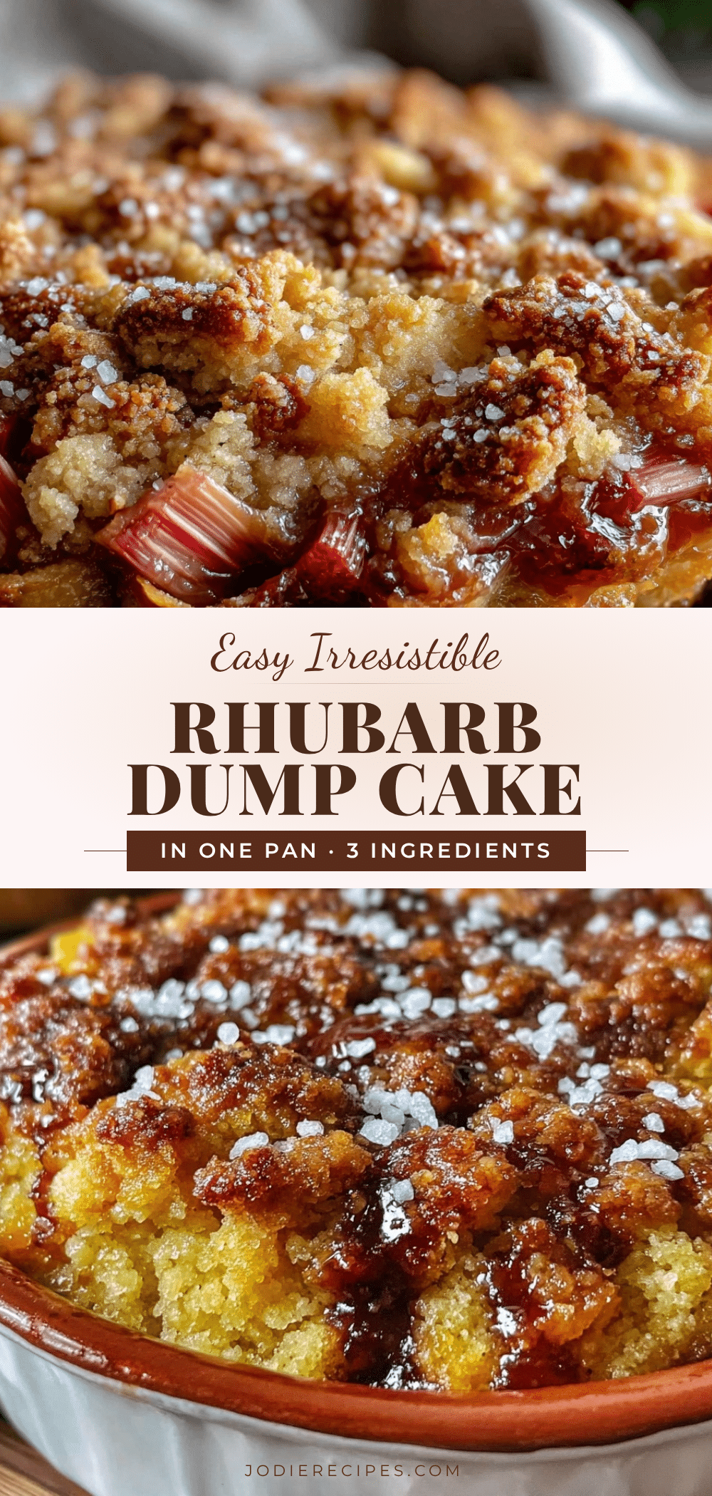 rhubarb dump cake recipe recipe