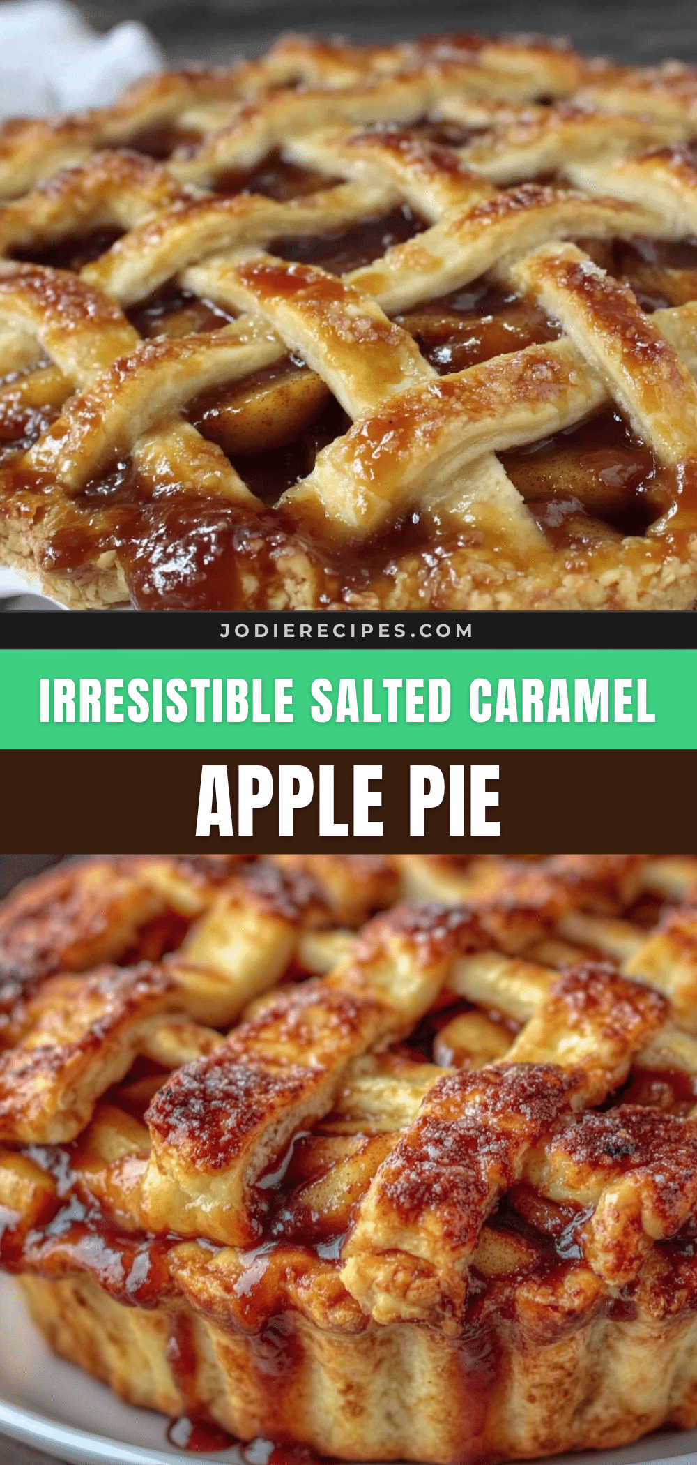 salted caramel apple pie recipe