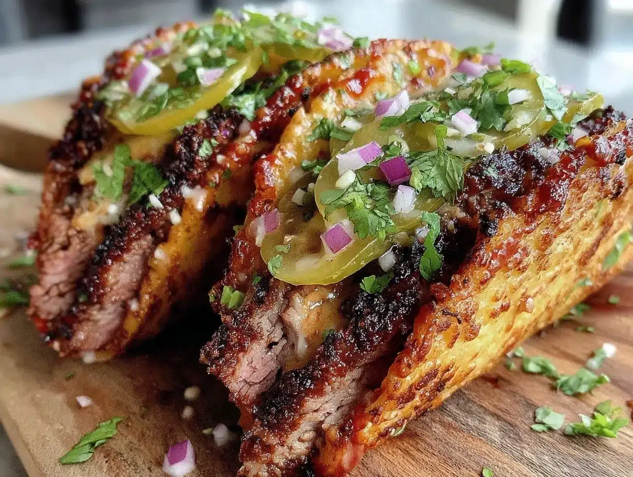 savory smash burger tacos preparation steps