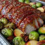 sheet pan pork tenderloin - featured image