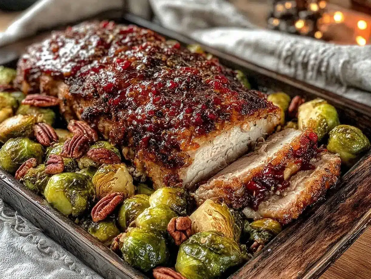 sheet pan pork tenderloin preparation steps