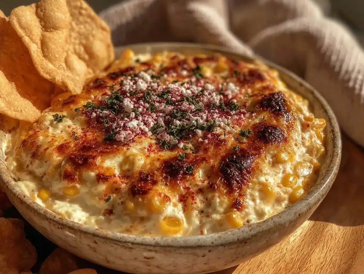 slow cooker elote corn dip preparation steps