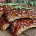 smoked bourbon bbq baby back ribs - featured image