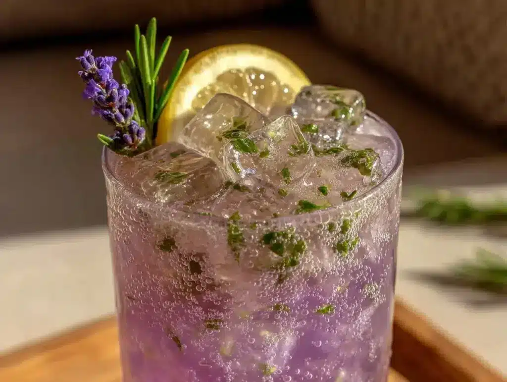 sparkling lavender lemonade - featured image