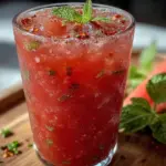 spicy watermelon mint agua fresca - featured image