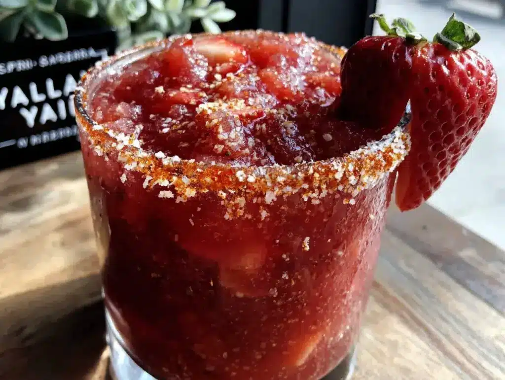 virgin frozen strawberry margarita - featured image