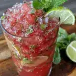watermelon mojito mocktail - featured image