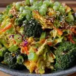 asian sesame broccoli slaw - featured image
