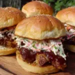 bbq pulled pork sliders - featured image