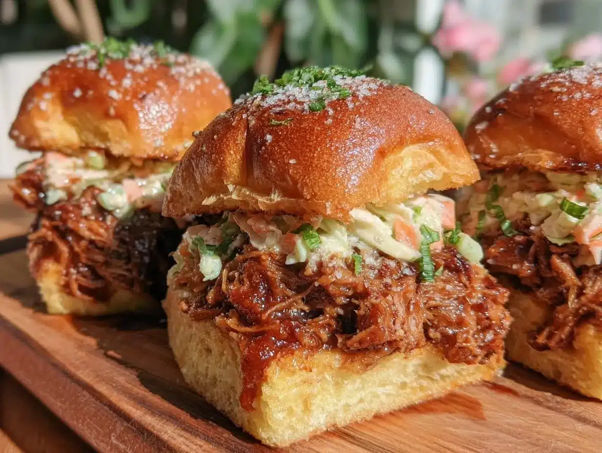 bbq pulled pork sliders preparation steps