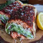 Blackened Salmon Caesar Wraps - featured image